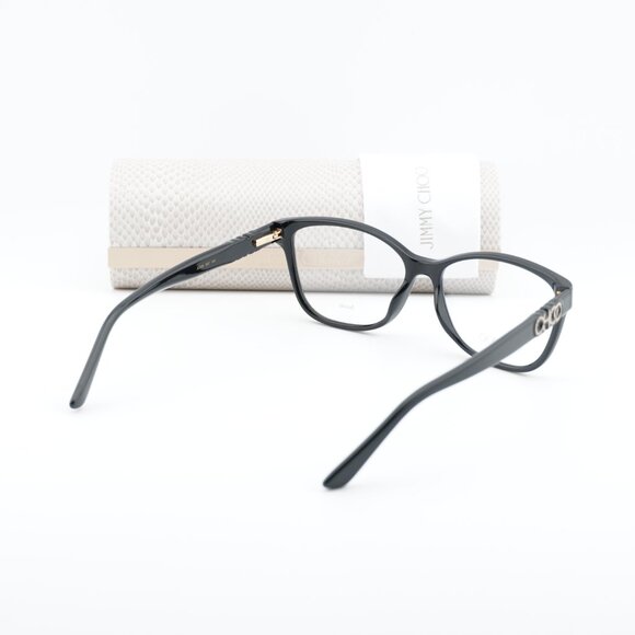 Jimmy Choo JC238 0807 00 Rectangle 55mm Eyeglasses - Black - Picture 5 of 10